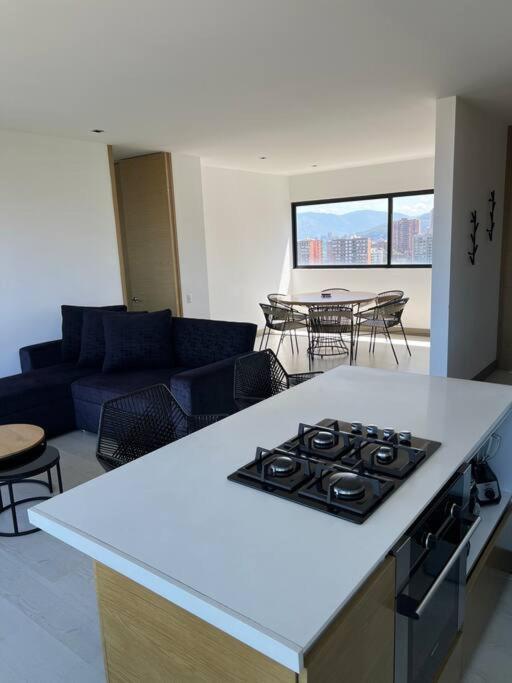 Apartamento De Lujo Con La Mejor Vista De Medellin Lägenhet Exteriör bild