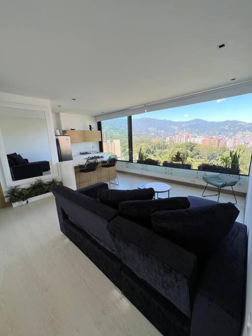 Apartamento De Lujo Con La Mejor Vista De Medellin Lägenhet Exteriör bild