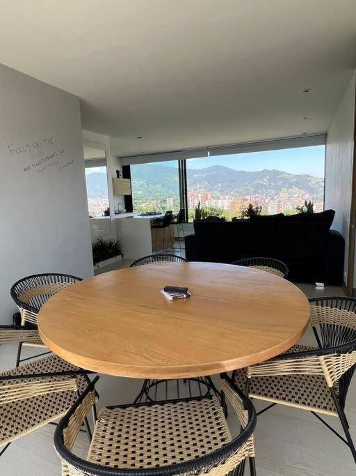 Apartamento De Lujo Con La Mejor Vista De Medellin Lägenhet Exteriör bild