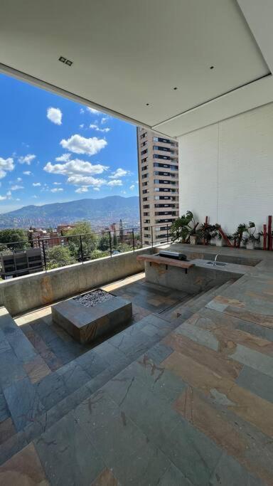 Apartamento De Lujo Con La Mejor Vista De Medellin Lägenhet Exteriör bild