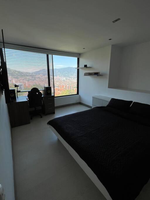 Apartamento De Lujo Con La Mejor Vista De Medellin Lägenhet Exteriör bild