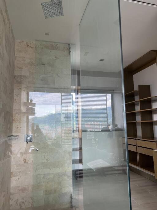 Apartamento De Lujo Con La Mejor Vista De Medellin Lägenhet Exteriör bild