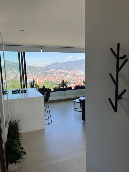 Apartamento De Lujo Con La Mejor Vista De Medellin Lägenhet Exteriör bild