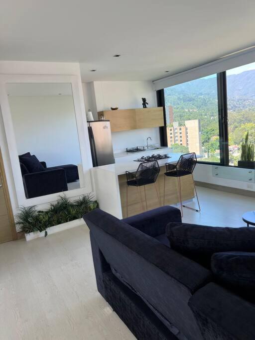 Apartamento De Lujo Con La Mejor Vista De Medellin Lägenhet Exteriör bild